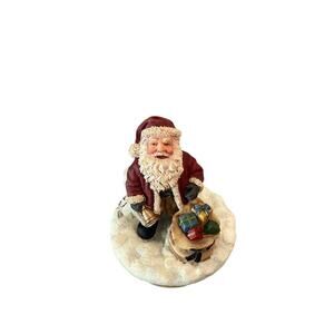 Santa Claus Candle Topper Our America Christmas Holiday Gift Vintage 1999 New